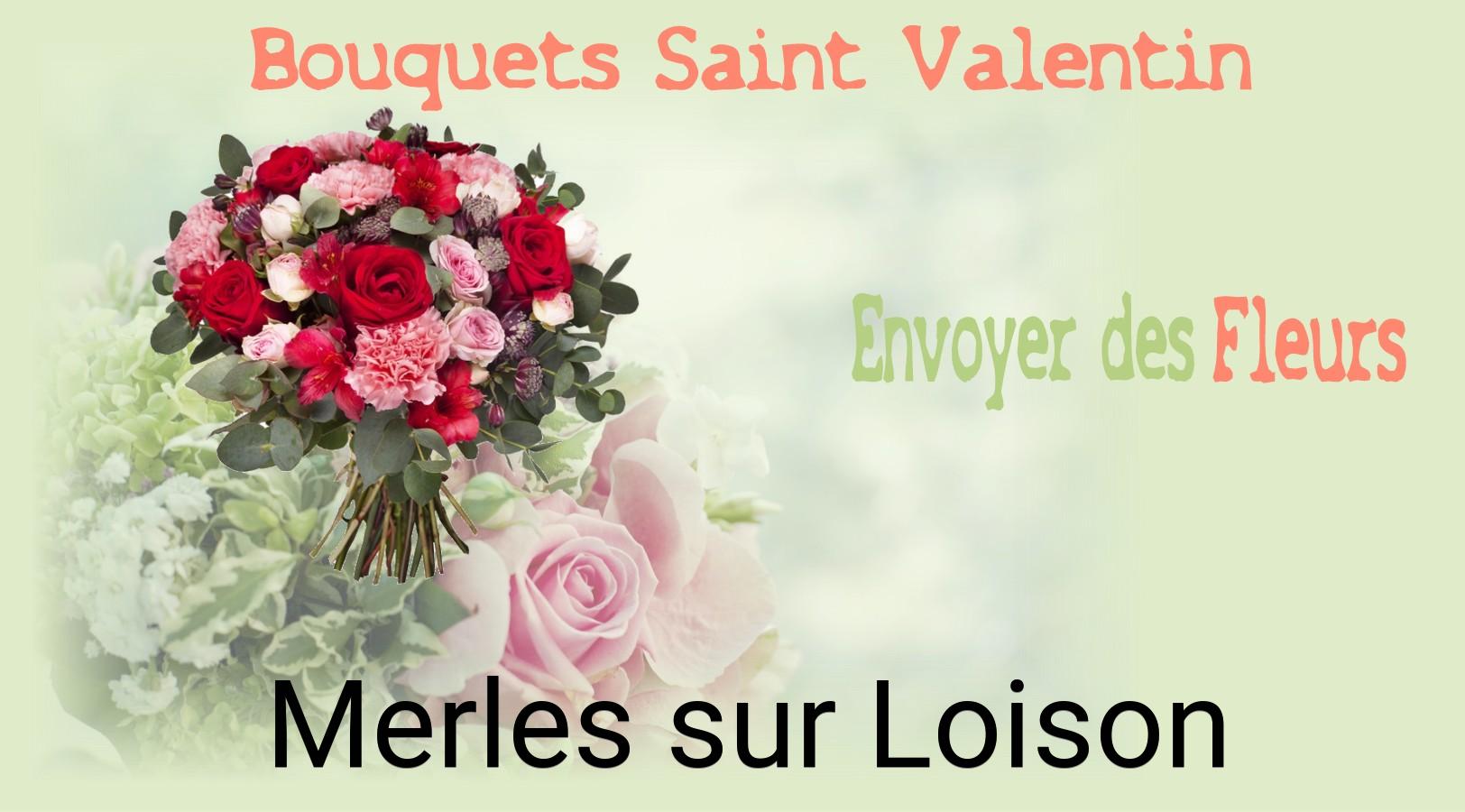 Roses de Saint-Valentin livrées à Merles-sur-Loison